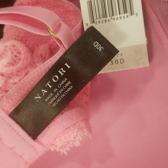 💕NATORI💕 Feathers Underwire Contour Bra ~ Posy Pink 30D NWT - Picture 11 of 14
